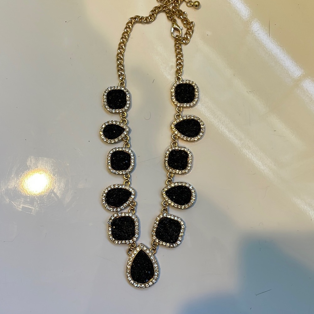 Black and gold necklace